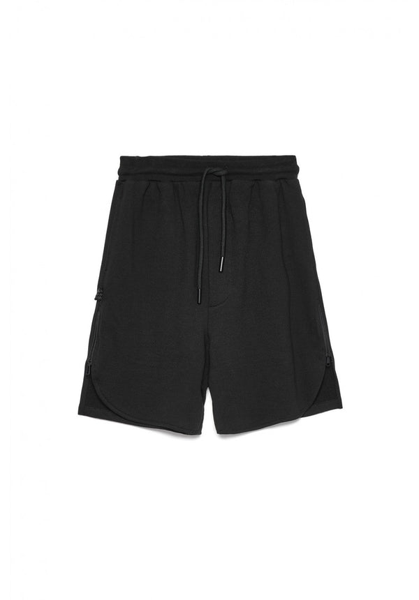 Bermuda Uomo in felpa zip laterale Nero GAELLE PARIS- Francavilla Moda
